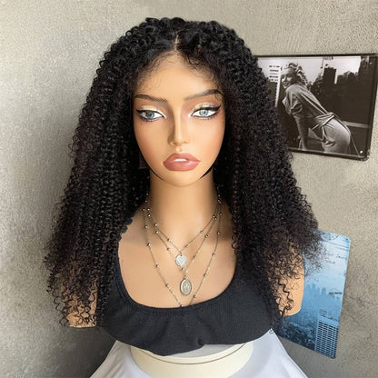 Lace Front Curly Blend Hair Wigs