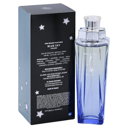 New Brand Blue Sky for Men EDT Spray 3.3 oz