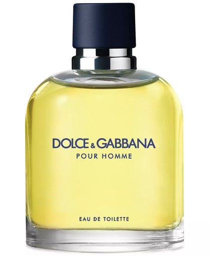 Dolce &amp; Gabbana Pour Homme Eau De Toilette Spray for Men 4.2 oz