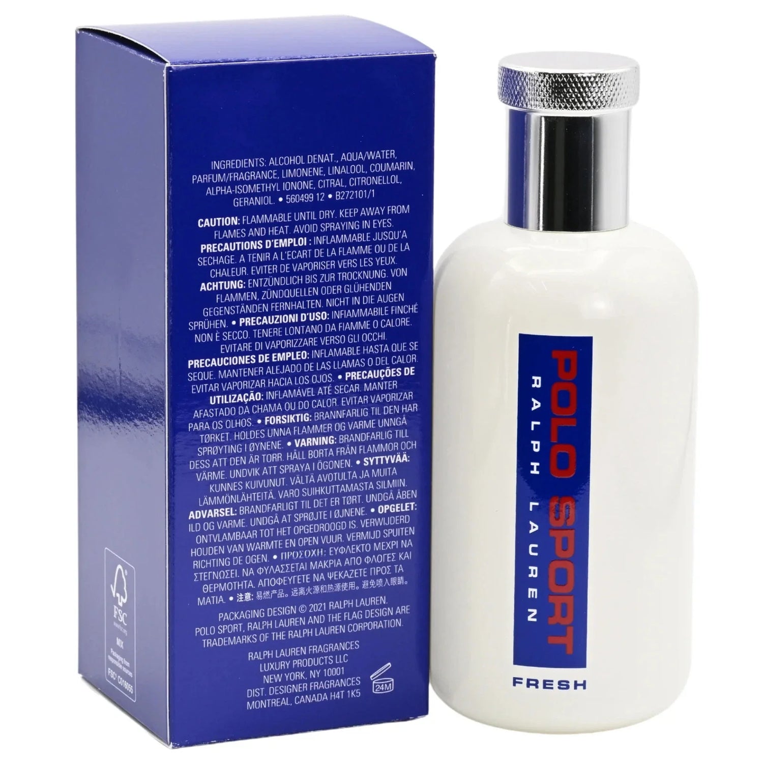 Polo Sport Fresh by Ralph Lauren for Men EDT 4.2 oz
