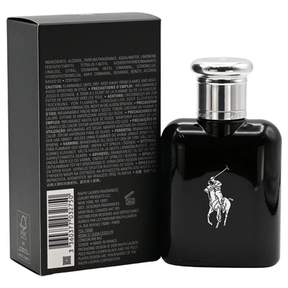 Polo Black by Ralph Lauren Eau De Toilette for Men 2.5 oz