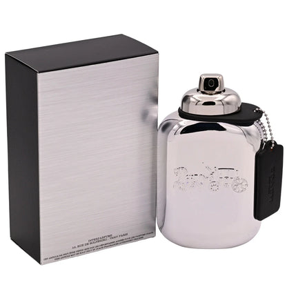 Coach New York Platinum Eau De Parfum Spray for Men 3.4 oz