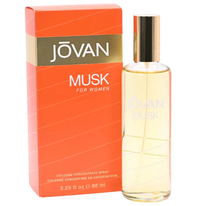 Jovan Musk Cologne Concentrate Spray for Women 3.25 oz