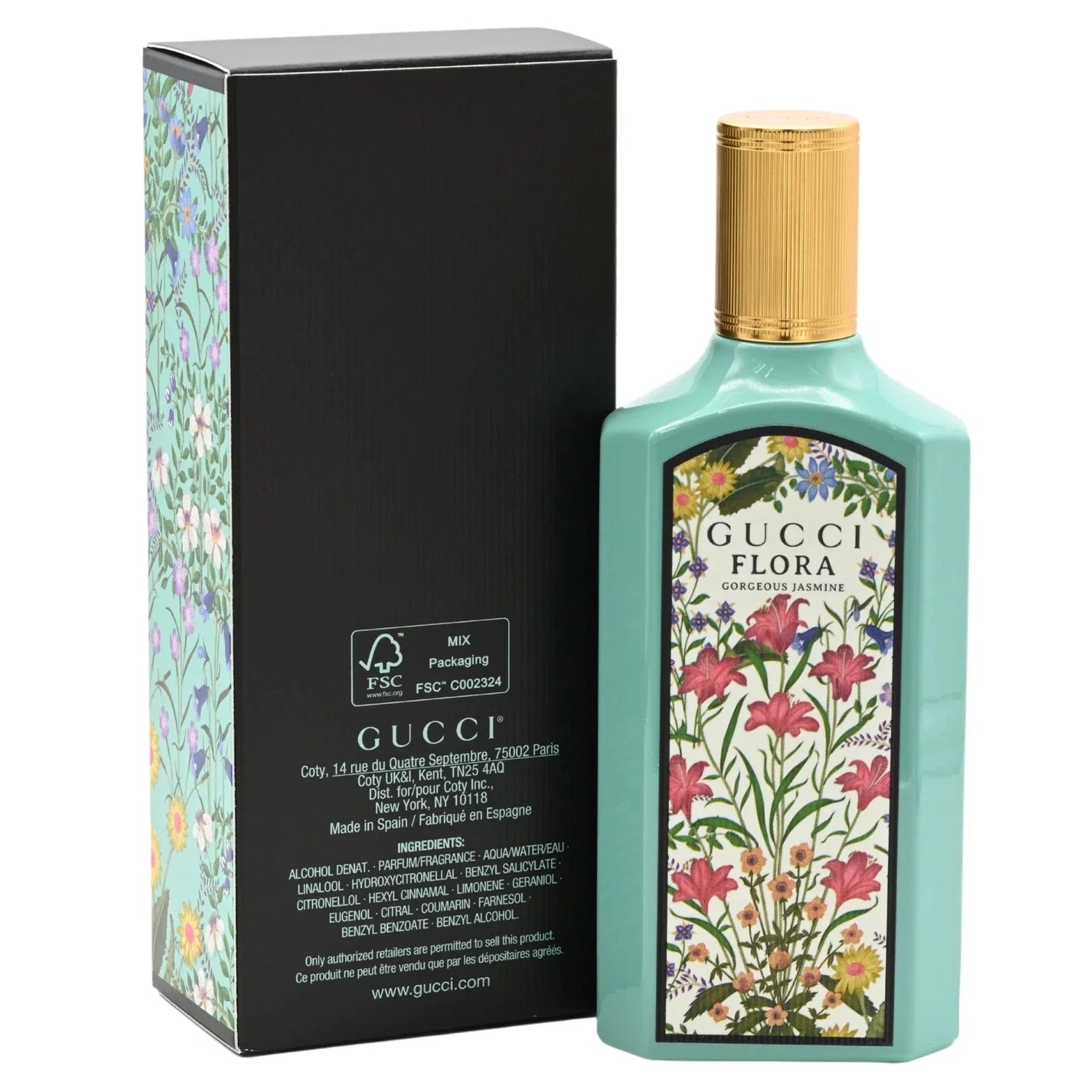 Gucci Flora Gorgeous Jasmine Eau De Parfum for Women 3.3 oz