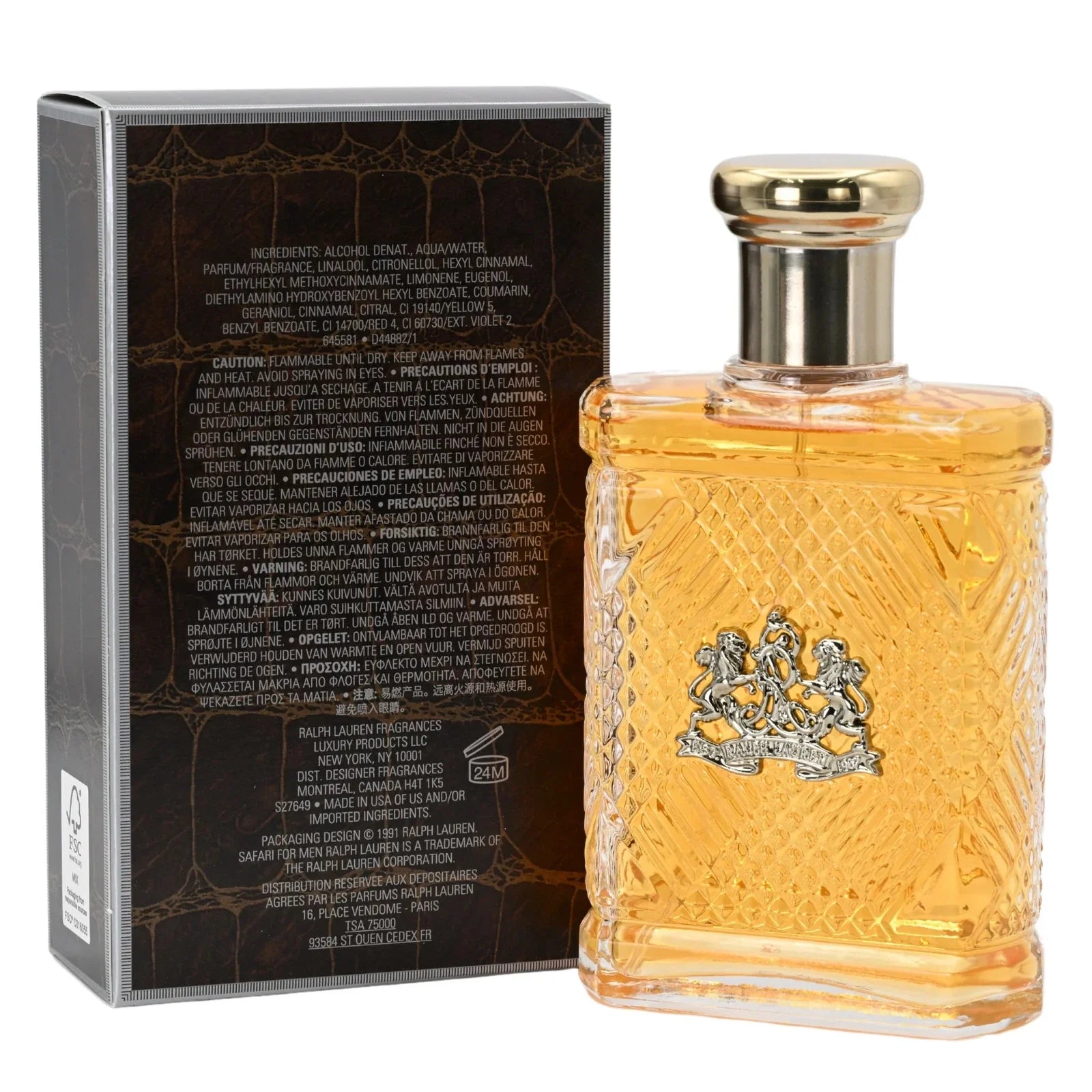 Safari by Ralph Lauren Eau De Toilette Spray for Men 4.2 oz
