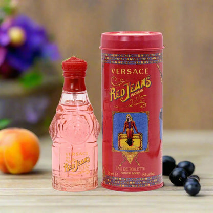 Red Jeans by Gianni Versace Eau de Toilette for Women 2.5 oz