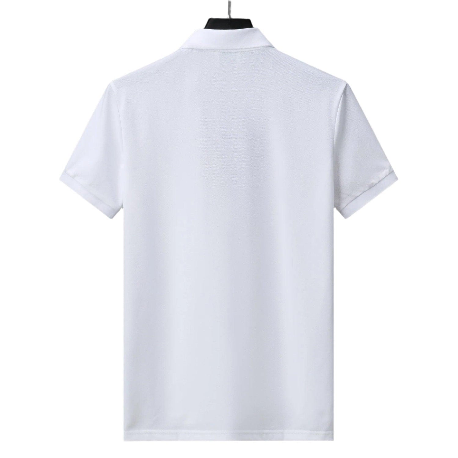 Burberry White T-Shirt With Collar