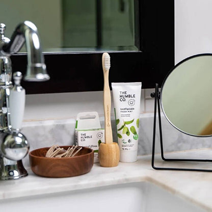 Humble Brush Fresh Mint Toothpaste 75ml - Natural &amp; Vegan | SLS-Free