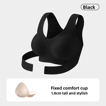 Exercise bra for shaping and enhancing the back appearance
