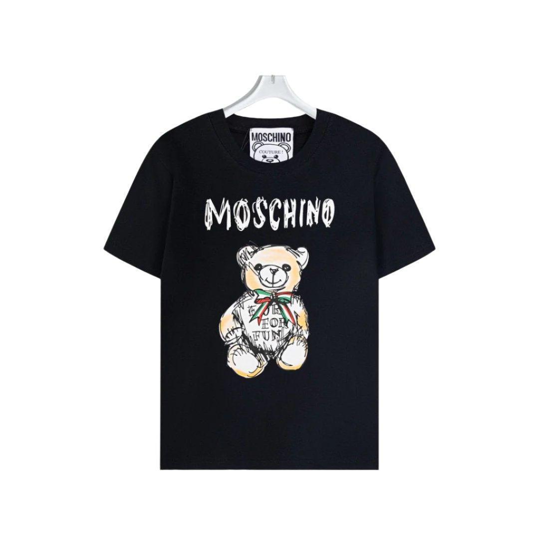 Moschino Teddy Bear T-Shirt Without Collar &