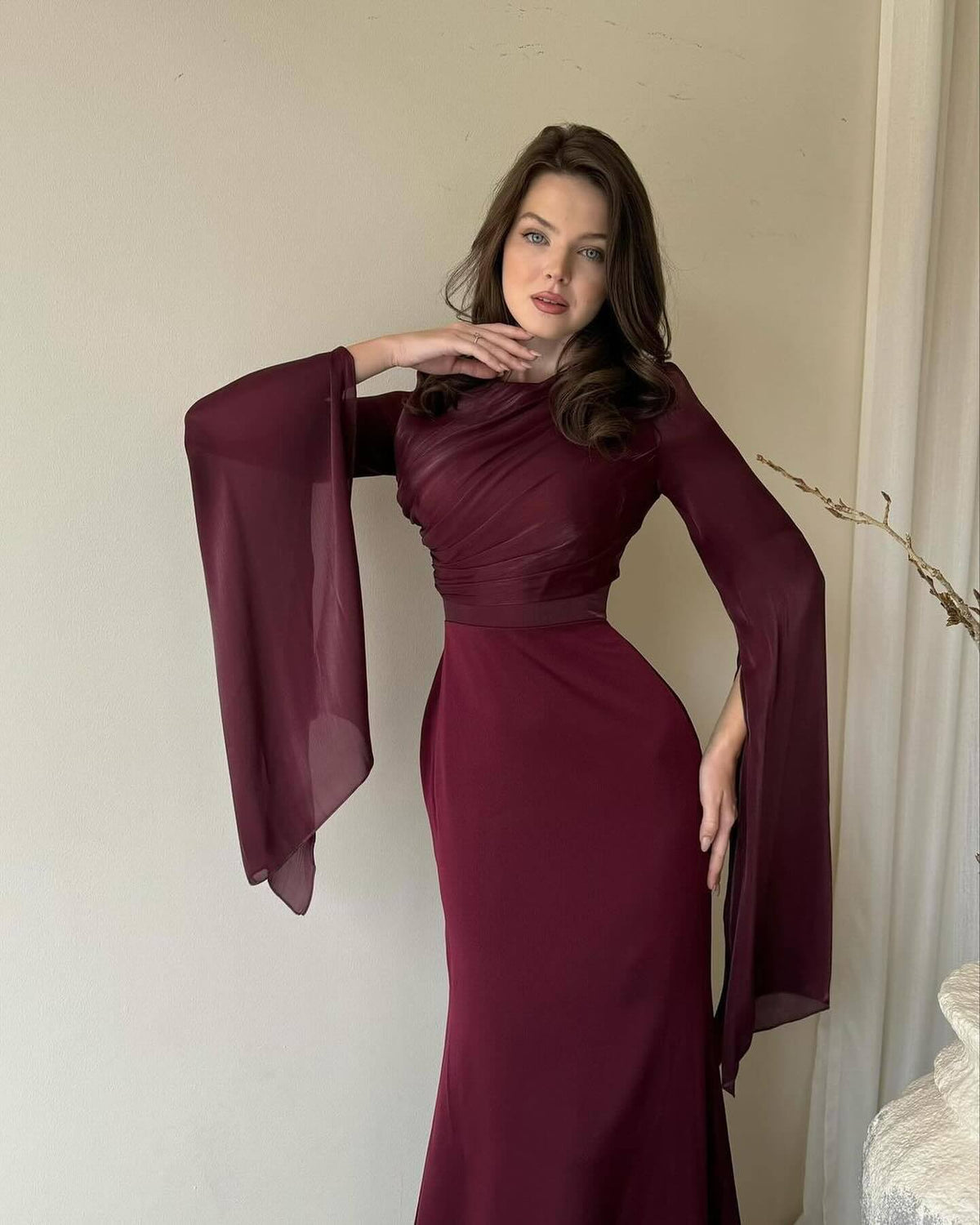 Womens Bat Sleeve Dress