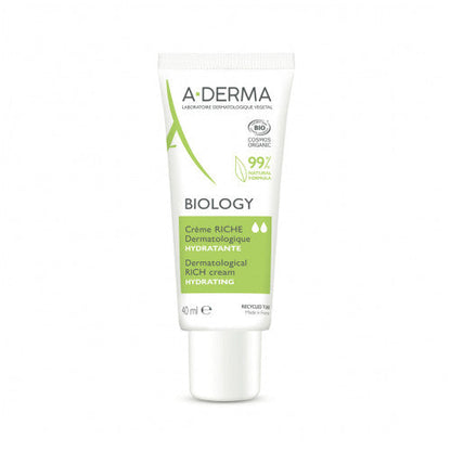 A-Derma Biology Organic Hydrating Dermatologic Cream