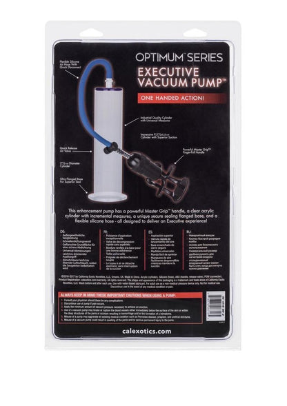 CALEXOTICS Optimum Series Executive One-Handed Vacuum Pump