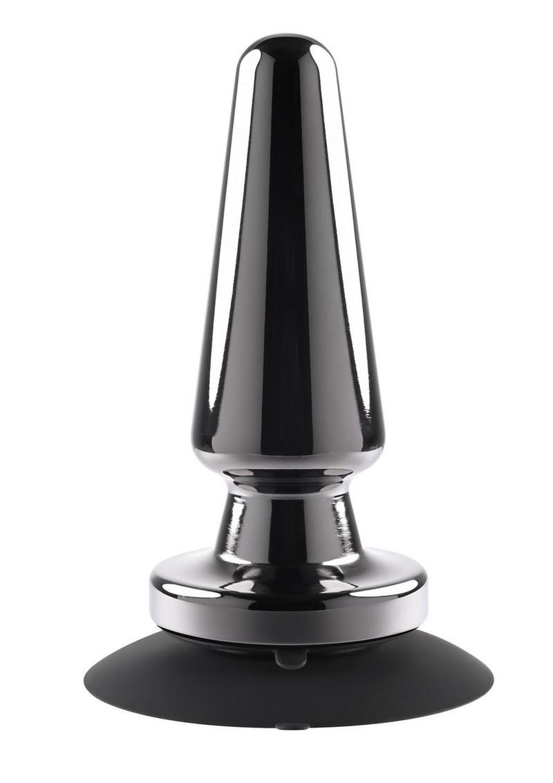 Evolved Advanced Metal Chrome Vibrating Anal Plug