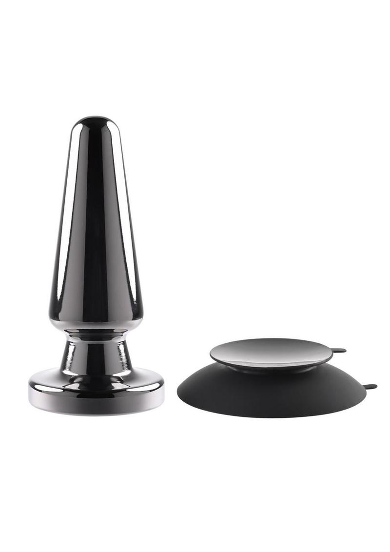 Evolved Advanced Metal Chrome Vibrating Anal Plug