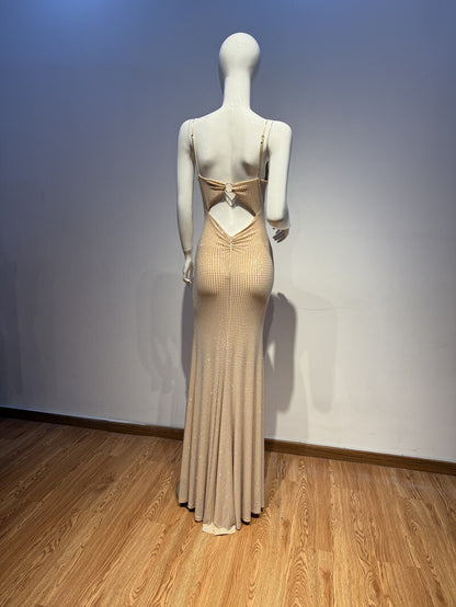Rhinestone Bodycon Mermaid Evening Dress