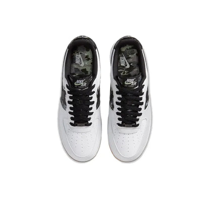 Nike Air Force 1 Low White Ripstop Camo Black Gum