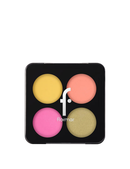 Flormar Color Palette Matte &amp; Shimmer 4-Color Eyeshadow Palette