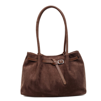 Suede Large Capacity Tote Bag for Women