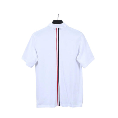 Thom Browne White T-Shirt with Collar