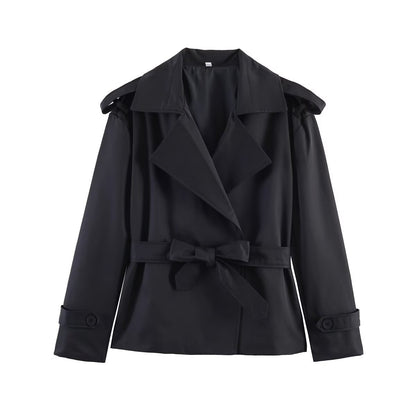 Short coat trench coat