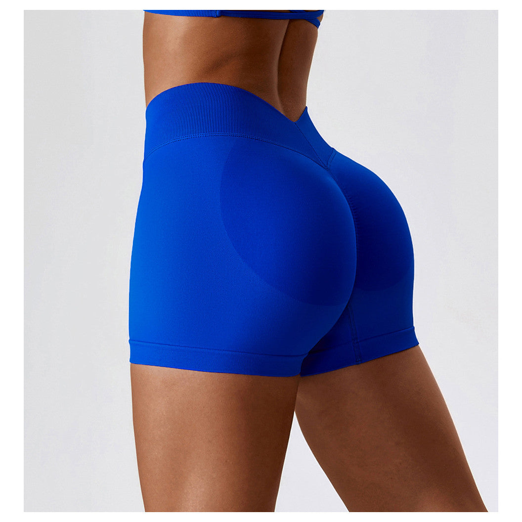 Seamless High-Waisted Yoga Shorts for Women