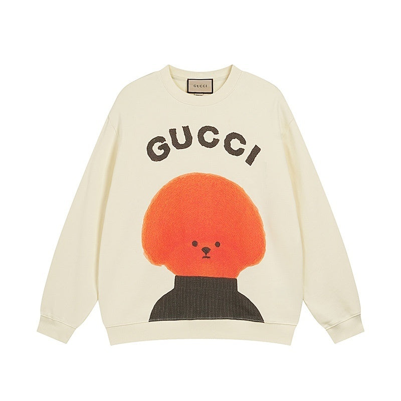 GUCCI Beige Cotton Jersey Sweatshirt New &amp; Authentic