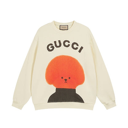 GUCCI Beige Cotton Jersey Sweatshirt New &amp; Authentic