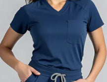 Quick-Dry Short-Sleeve Surgical Suit