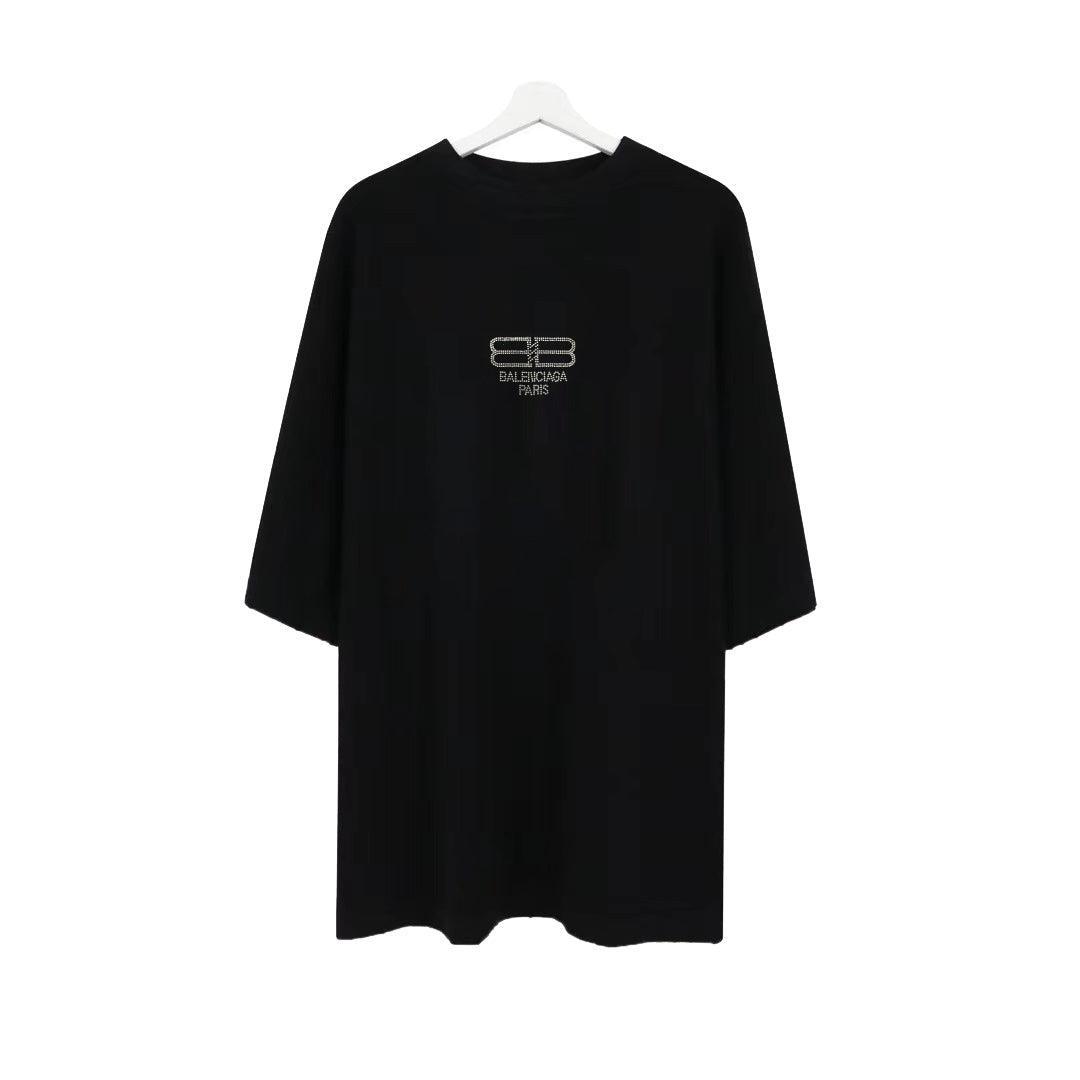 Balenciaga Black T-Shirt Without Collar