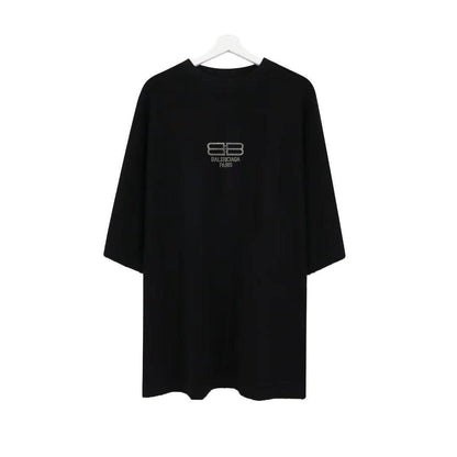 Balenciaga Black T-Shirt Without Collar