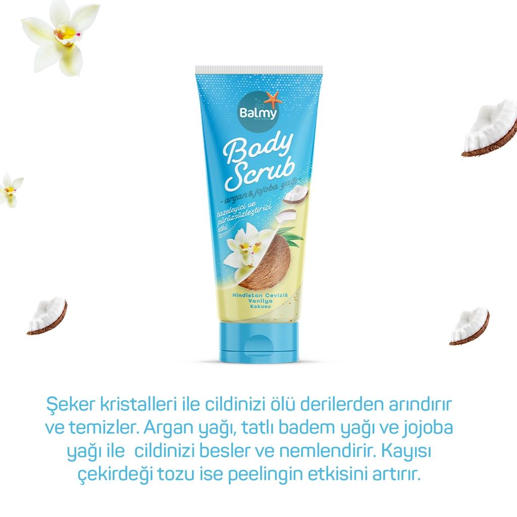 Balmy Coconut Exfoliating Body Scrub for Smooth Skin 250g