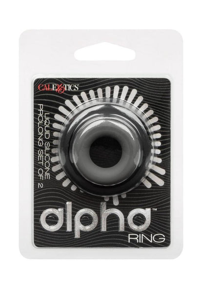 CalExotics Alpha Liquid Prolong Cock Ring Set