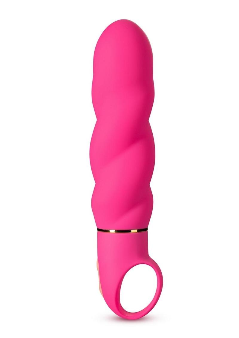Aria Amazing AF Silicone Vibrator - Fuchsia Rumble Tech