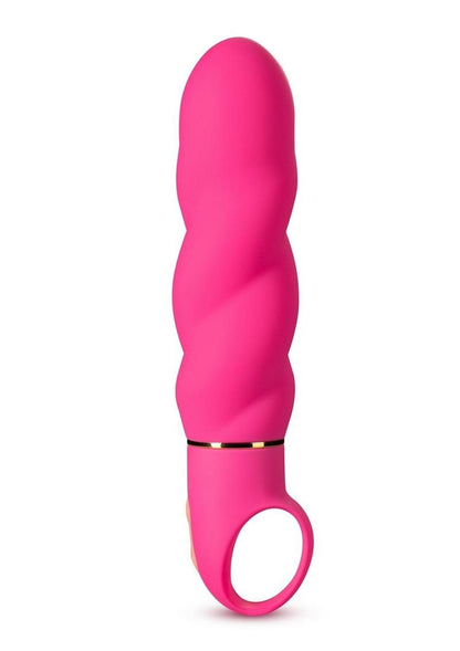Aria Amazing AF Silicone Vibrator - Fuchsia Rumble Tech
