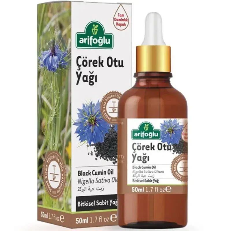 Arifoglu Cold Pressed Black Seed Oil for Skin &amp; Hair 50ml