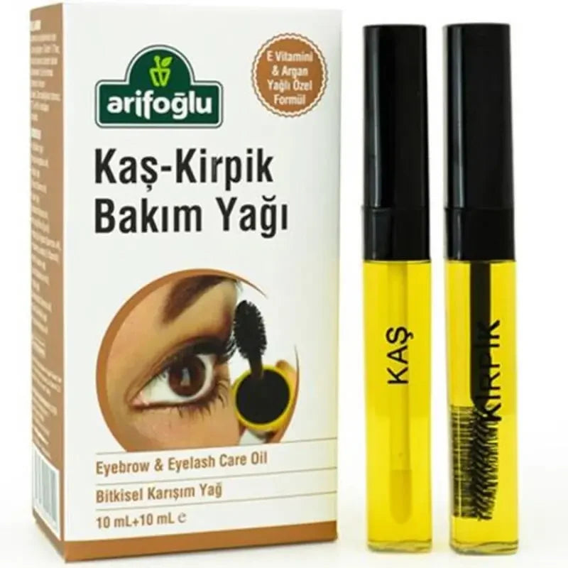 Arifoglu Eyebrow &amp; Eyelash Care Oil Set for Fuller Brows 20ml