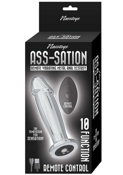 Nasstoys Ass Sation Remote Vibrating Metal Anal Ecstasy
