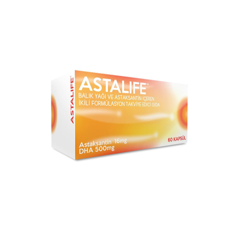 Astalife Daily Dietary Supplement with Fish Oil &amp; Astaxanthin 60 Caps