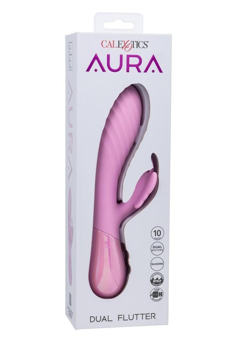 Aura Dual Flutter Silicone Rabbit Vibrator