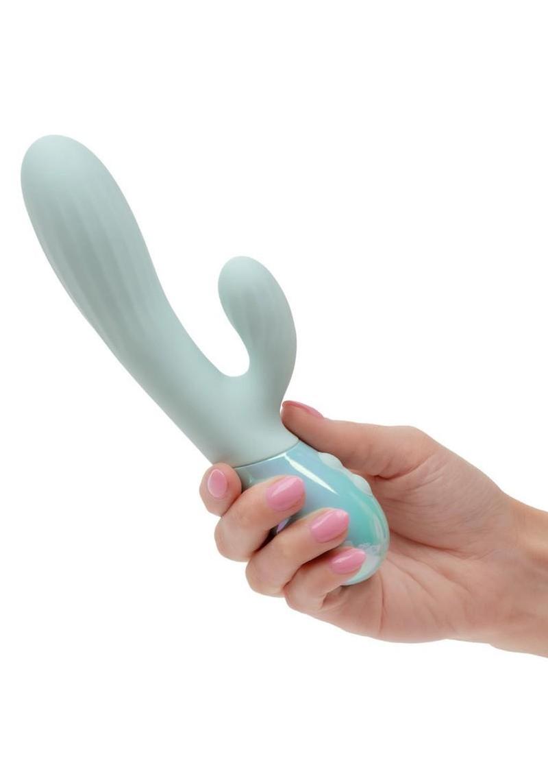 Aura Dual Ripple Silicone Rabbit Vibrator