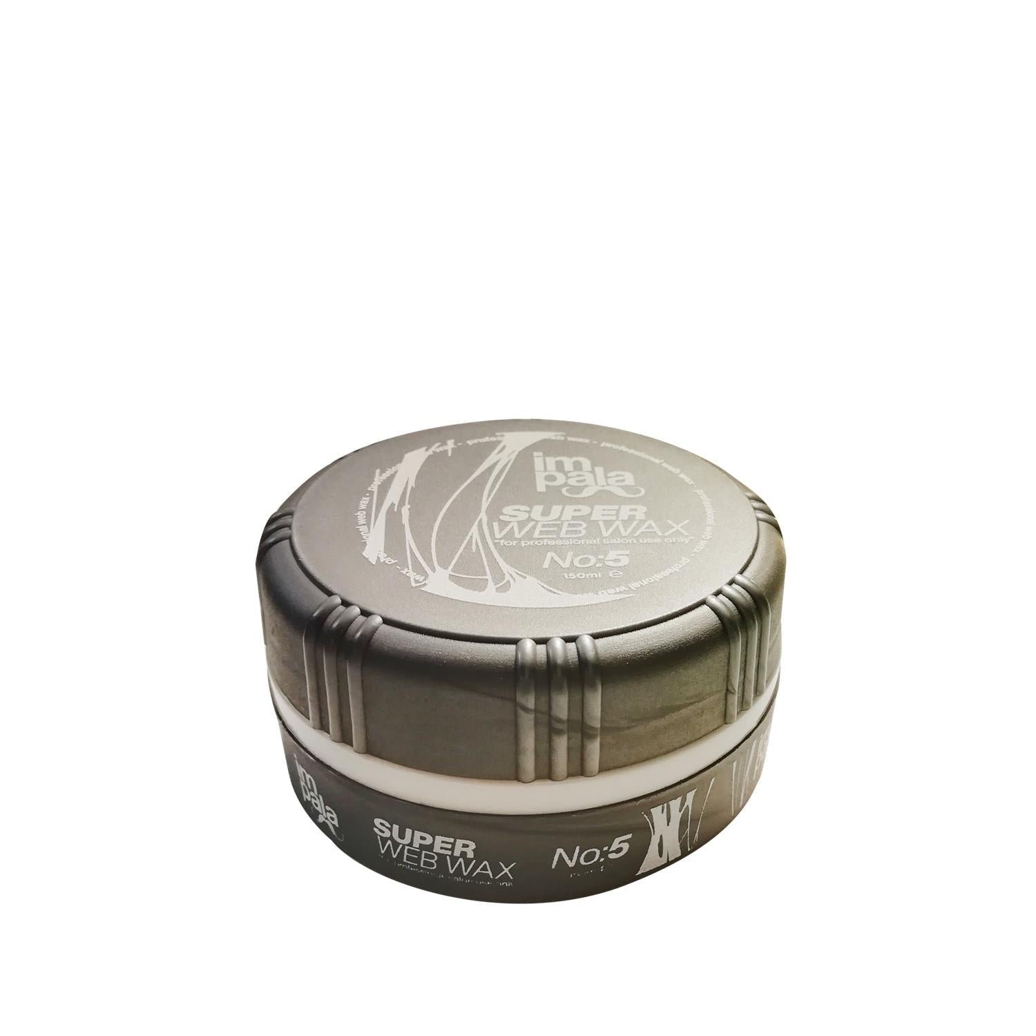 Impala Hair Wax - Impala No 5 Süper Web Wax 150 ml - Strong Hold Styling for Men &amp; Women