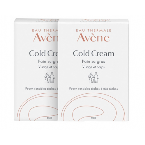 Avène Cold Cream Surgras Cleansing Bar Duo