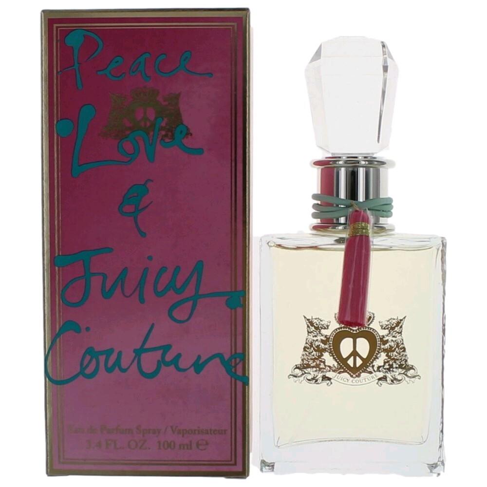 Peace Love &amp; Juicy Couture by Juicy Couture, 3.4 oz Eau De Parfum Spray for Women