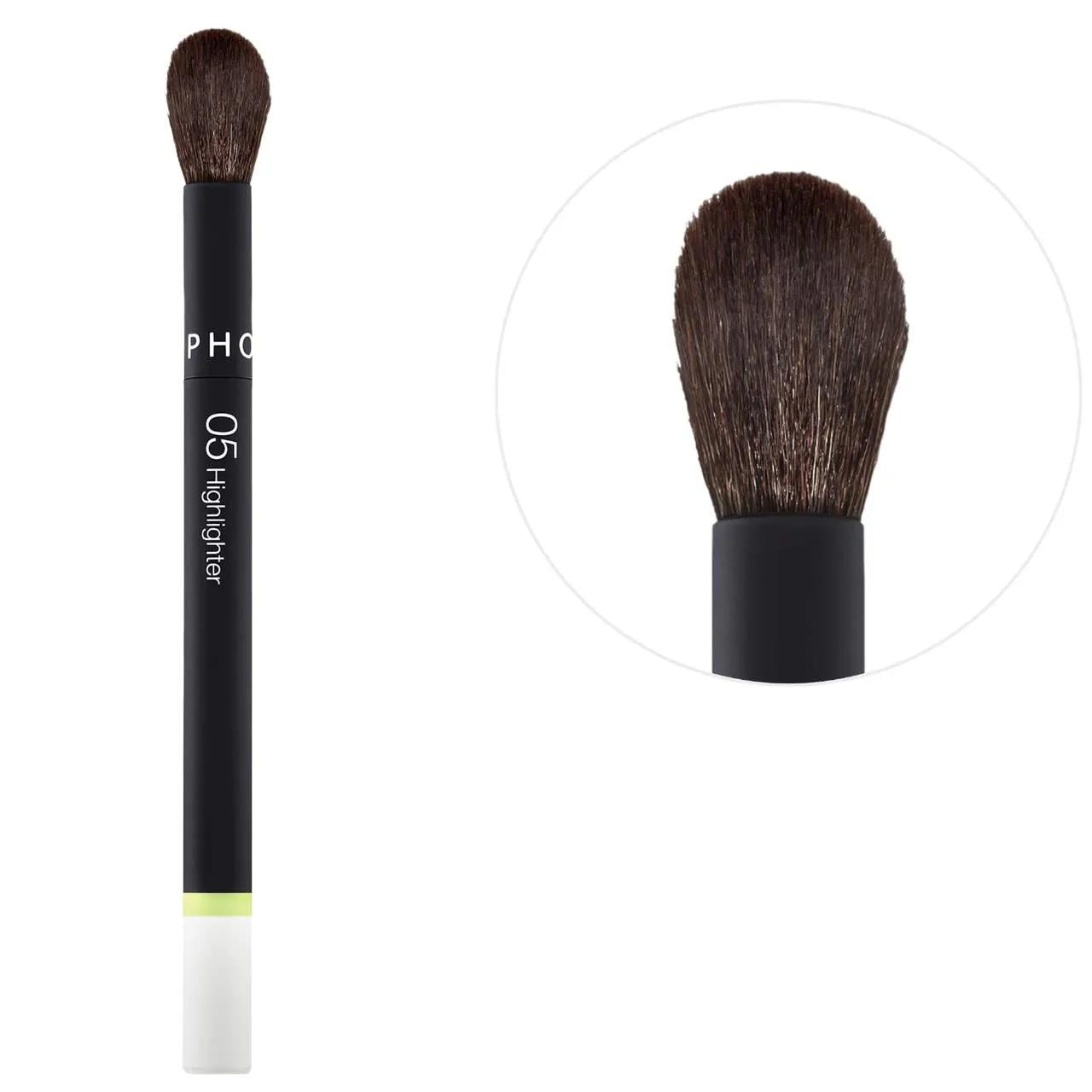 Sephora Collection Highlighter Brush - 05: Achieve Precise, Buildable Glow with Vegan &amp; Eco-Friendly Makeup Brush