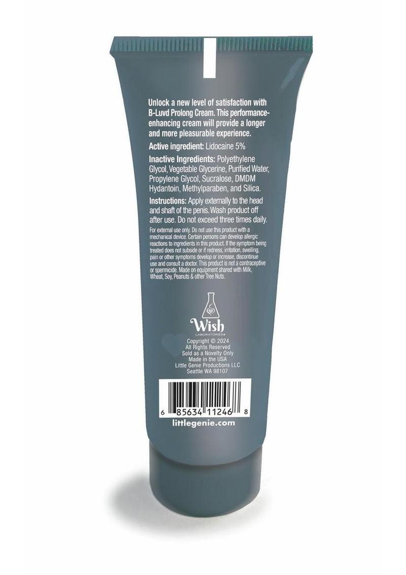 B Luvd Erection Prolong Cream