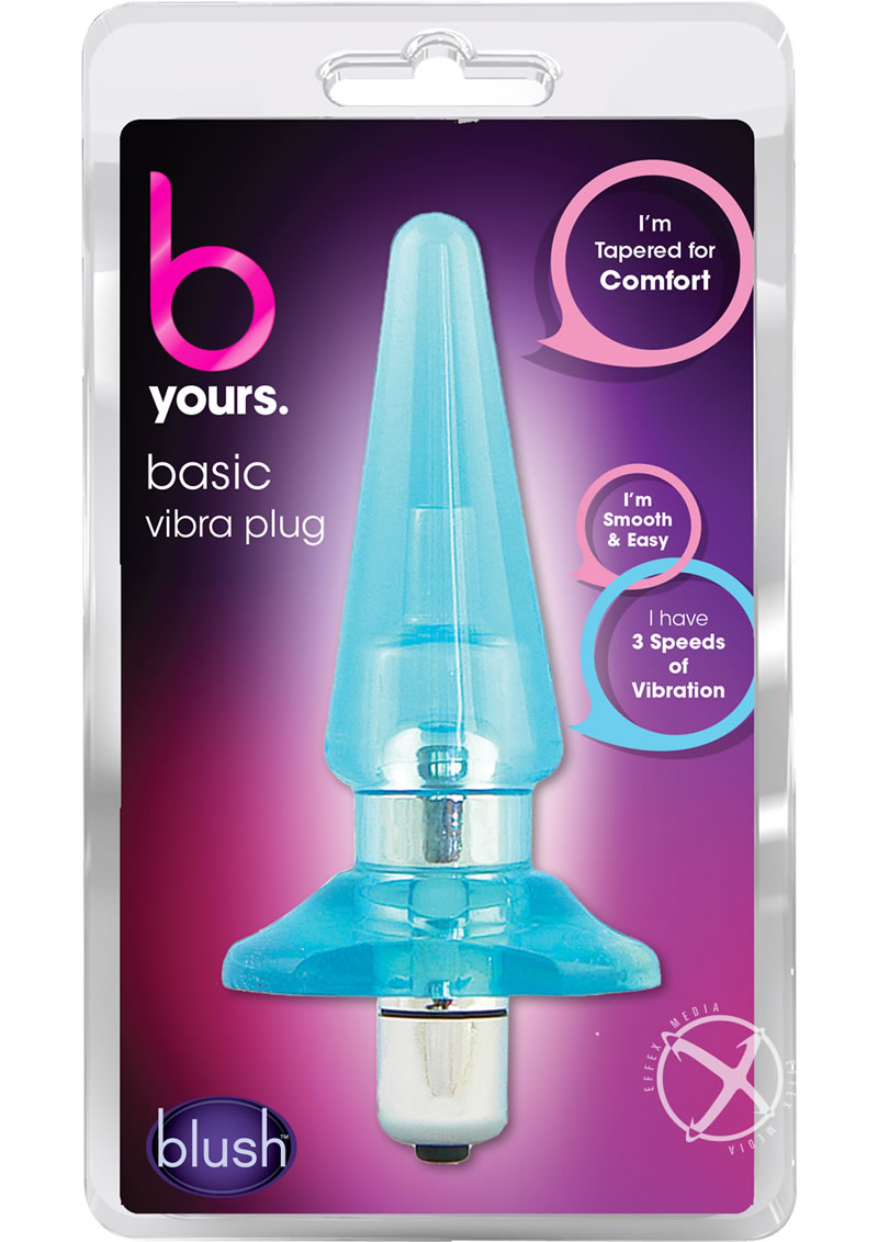 B Yours Basic Vibra Plug 3 Speed Vibrating Butt Plug