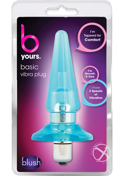 B Yours Basic Vibra Plug 3 Speed Vibrating Butt Plug