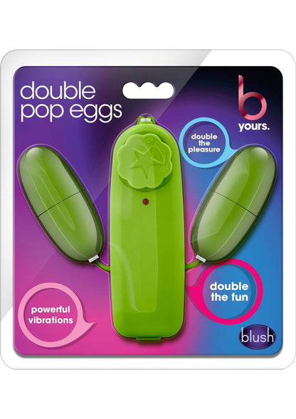 B Yours Double Pop Eggs With Remote Control Vibrators