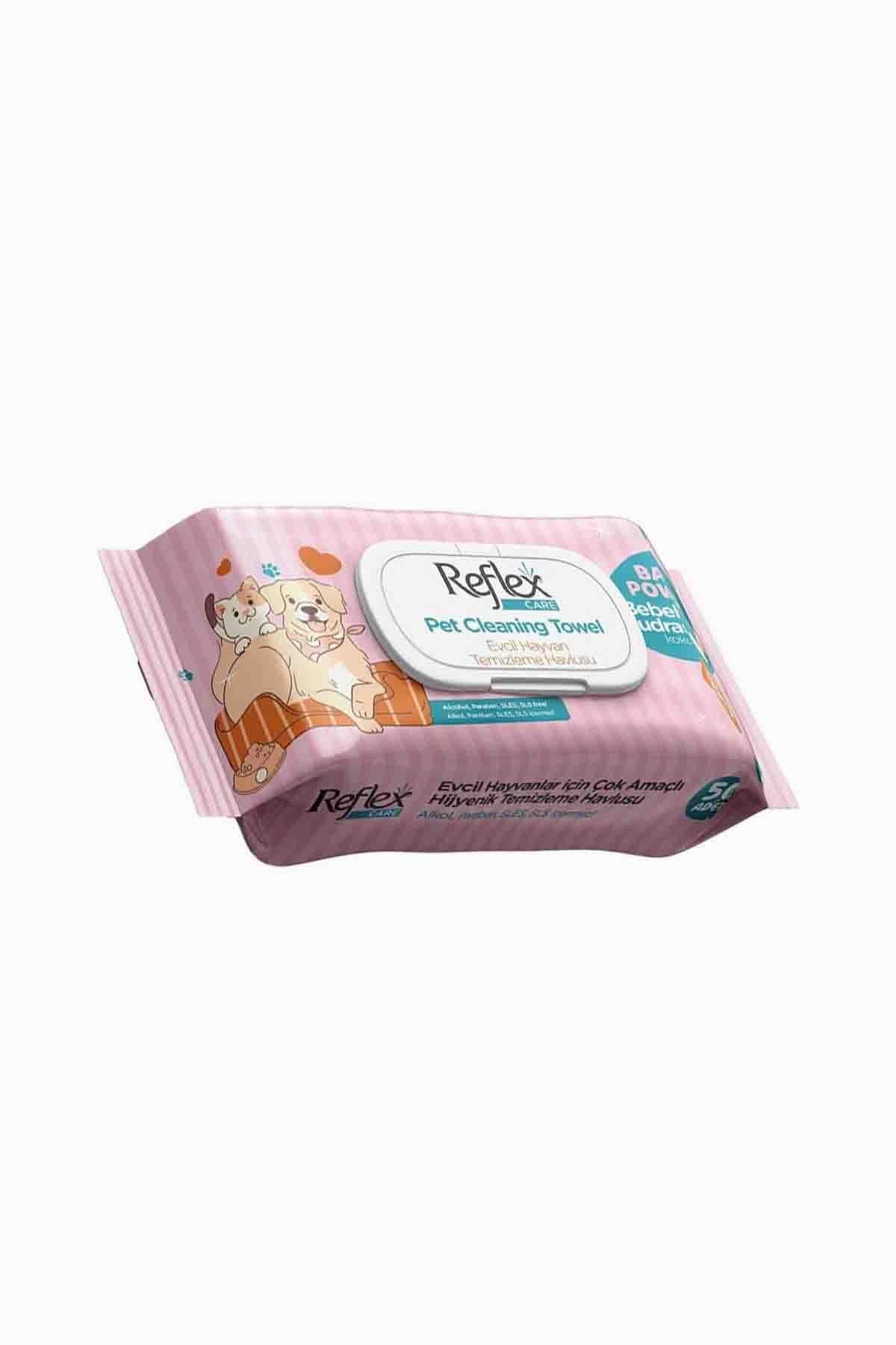 Reflex Care Multi-Purpose Pet Cleaning Wipes 50 Count